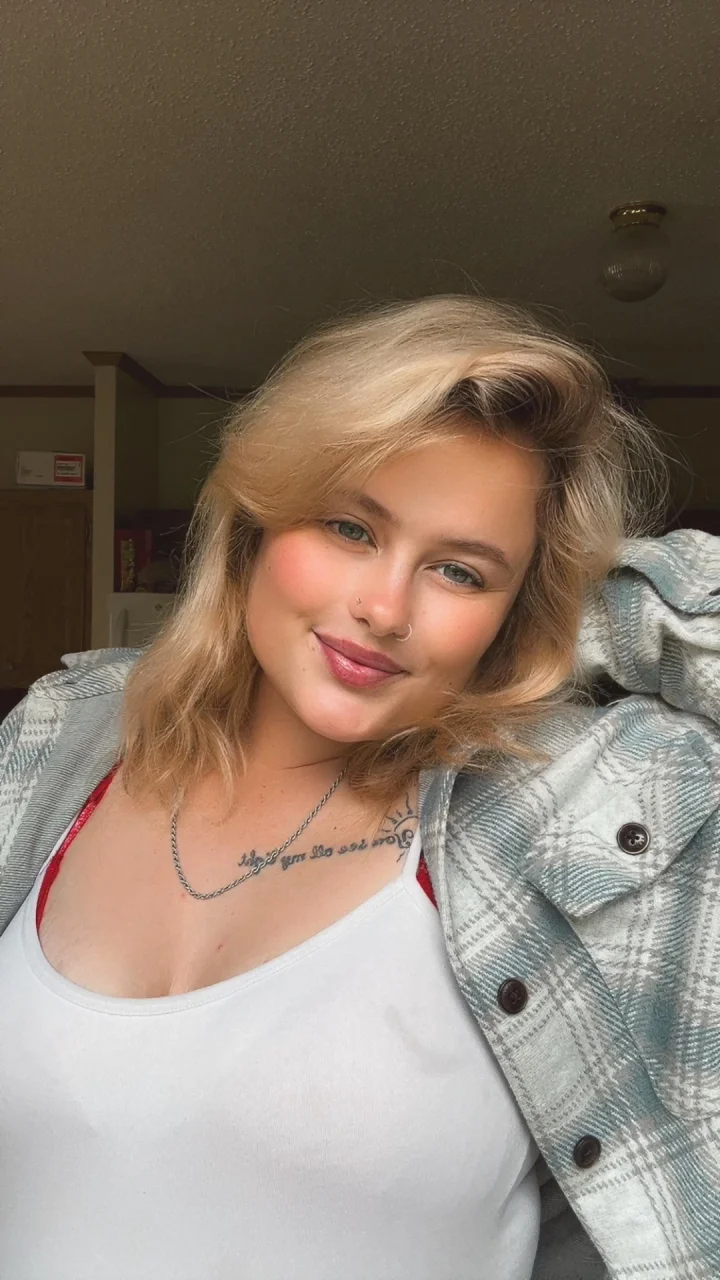 Partially unbuttoned picture of Honeybear