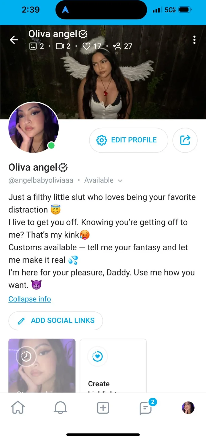Cumming for you while you cum for me – Foto Decote de Oliva angel (@angelbabyoliviaaa)