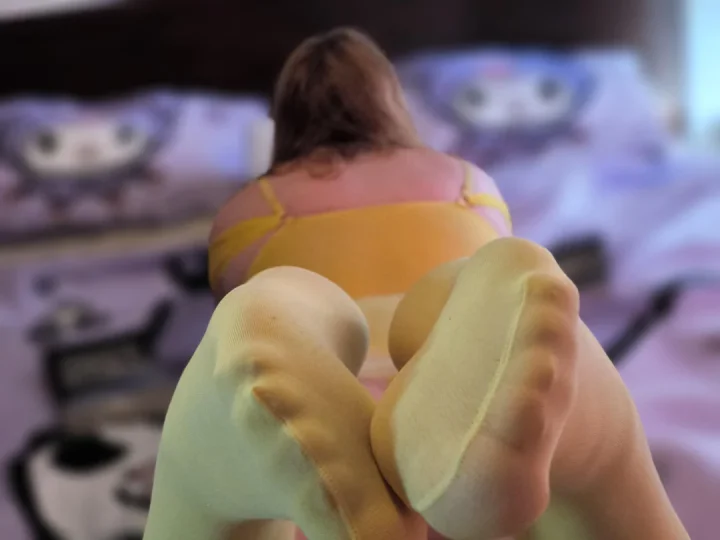 Yellow stockings can be hot too