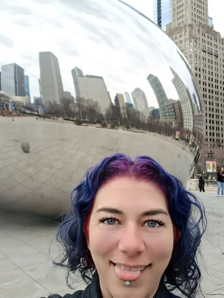 I got to Lick "The Bean" in Chicago!!