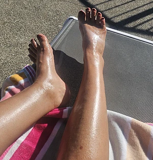 Oiled up and tan for you...would you like to see more?