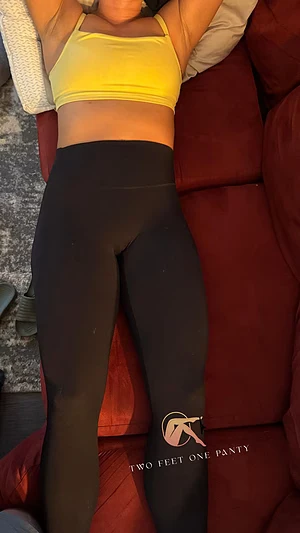 Looks like you found a gym girl on your couch