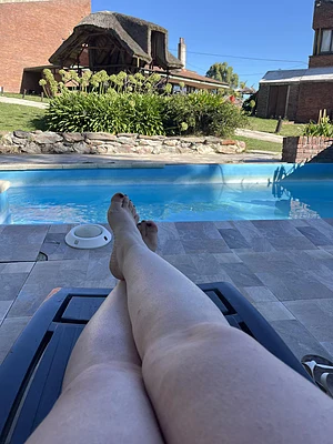 The only thing missing is you licking my feet