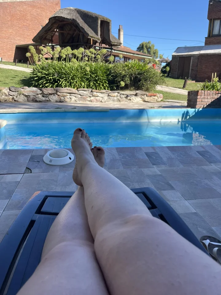 The only thing missing is you licking my feet