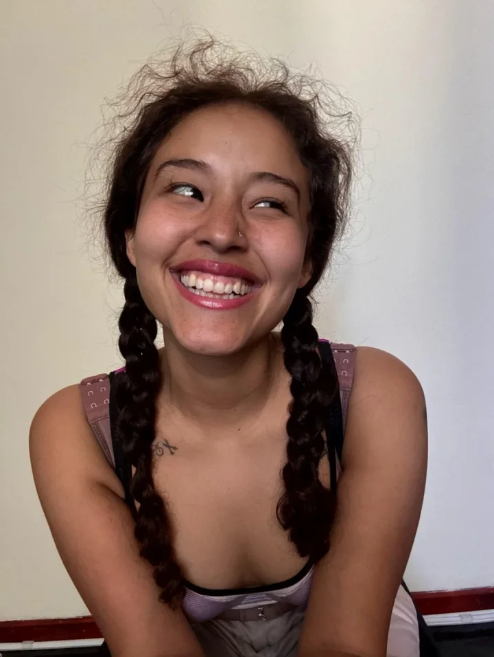 Twin braids picture of 𝕊𝕋𝔼𝔽𝔸ℕ𝕀 🍑your tattooed Goddess