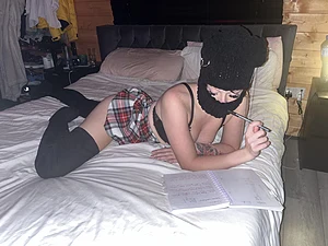 Studying hard or getting you harddd