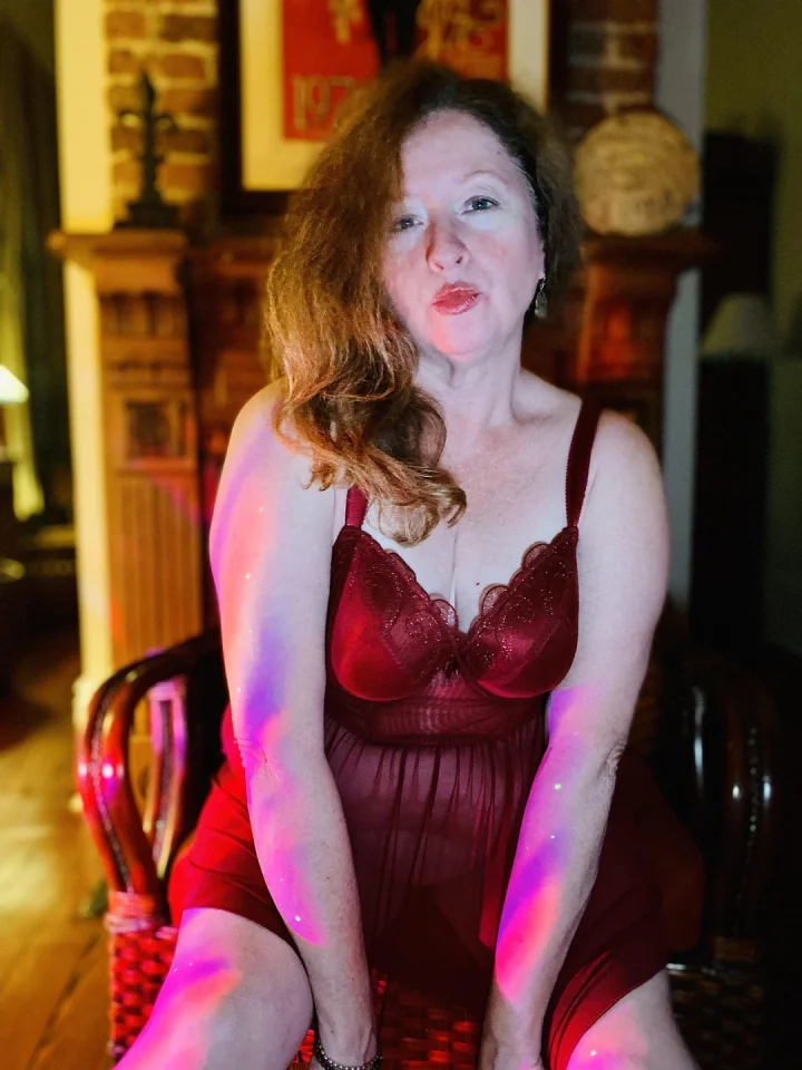 I’m red all over.