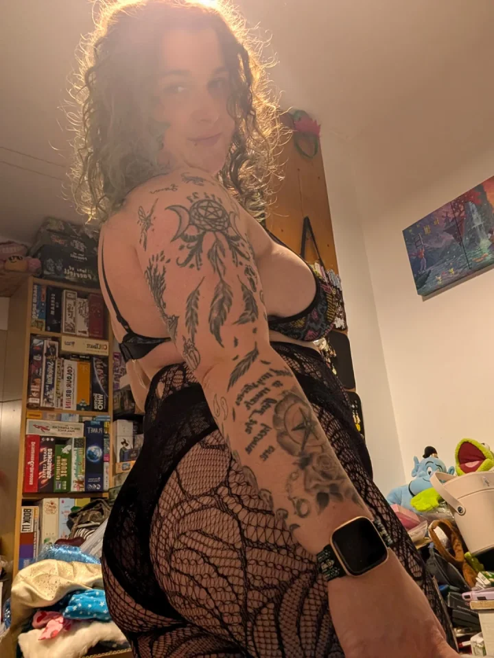 Genie's watching you staring at my ass