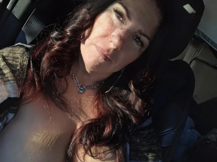 A little cleavage today