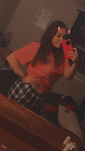 Fresh out of work selfie