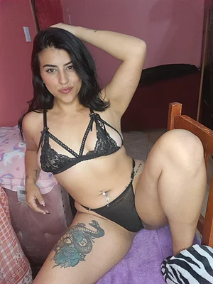 A hot Latina is waiting for you on her page.