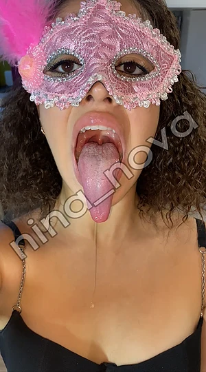 My long wet tongue is waiting for your cock