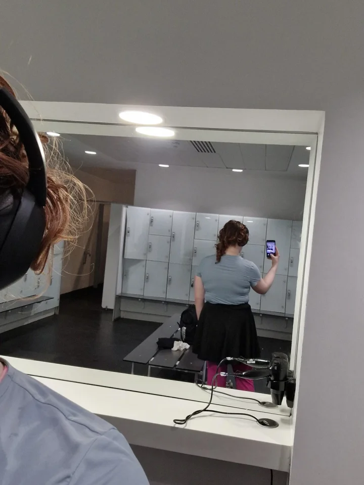 reverse mirror shot