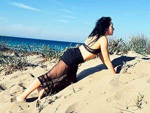 A soft escape across the sand