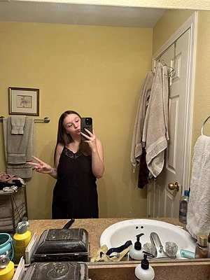 home alone with my black lingerie
