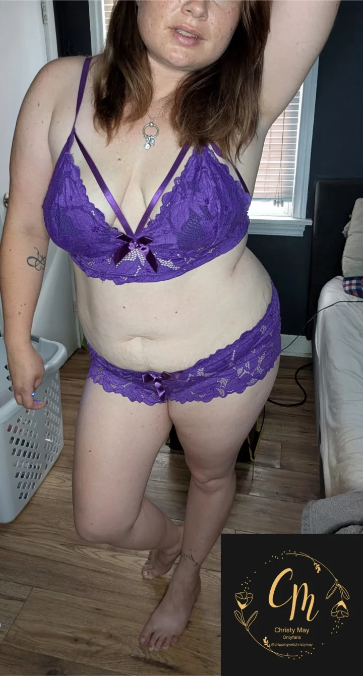 Frilled panties picture of Christy May