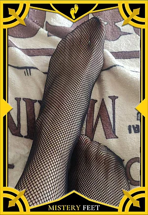 Sheer temptation… Wrapped in fishnets. You can look, but can you handle?😏