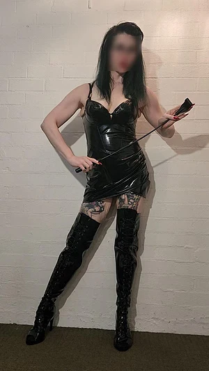 You must worship my boots before you can worship me