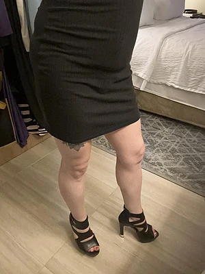 I want to crush you with my heels!