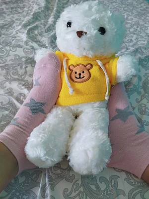 Winnie is cute and all, but sometimes i daydream... what if someone else got to be in his place between my feet... 🙈💖❤️‍🔥