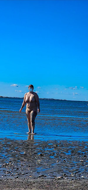 Everyone's eyes were on me when I came out of the water!