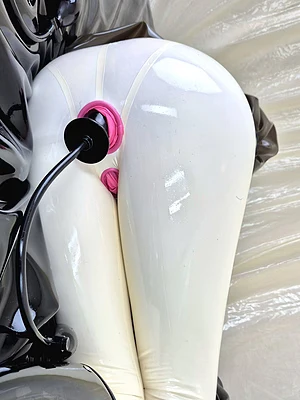 My rubber suits have integrated condoms!