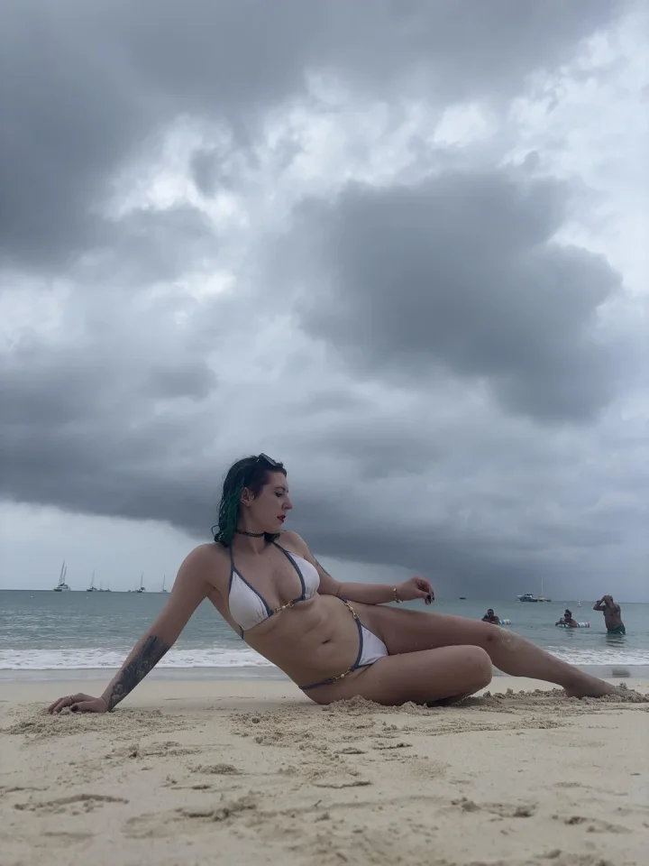Siren on the beach