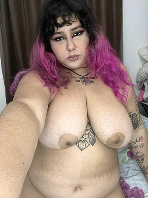 Your Brazilian goth chubby gf 