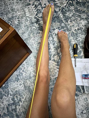 Oops, My Tape Measure Got a Little Too Close to My Toes! 😘