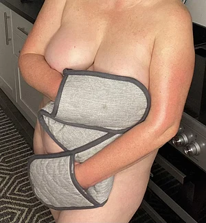 Midnight baking with a 50 YO MILF