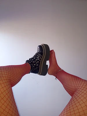 The shoes seem too big. However, they fit me well.