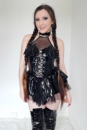 If you like your goth girls tiny and older with natural grey (I'm 43)