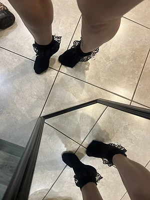 Cute socked feet for you