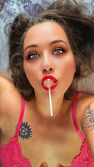 My pierced lips will feel good around your cock