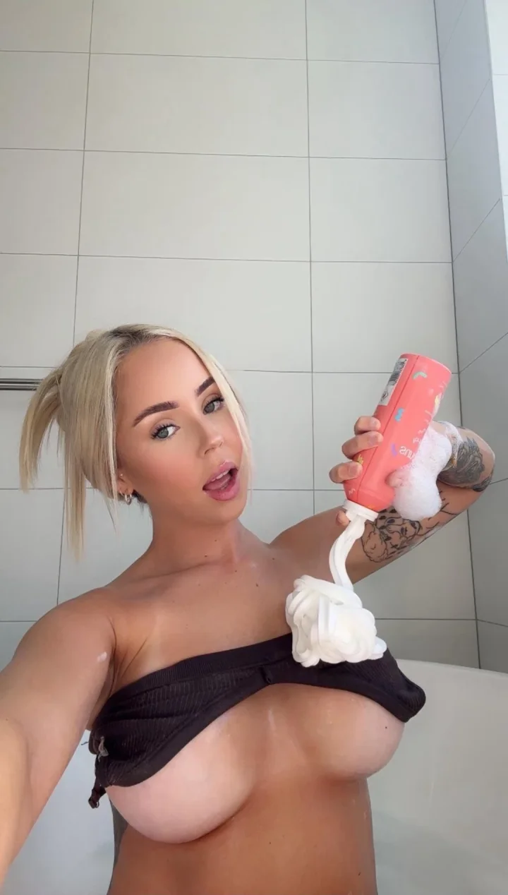 Her tits aren’t big enough to do this anyways ;)