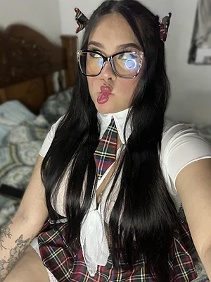 a sexy and naughty chubby girl