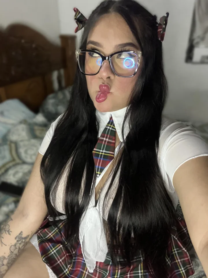 a sexy and naughty chubby girl