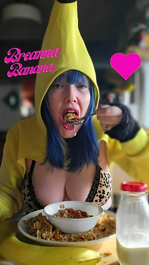 Have a busty banana for breakfast