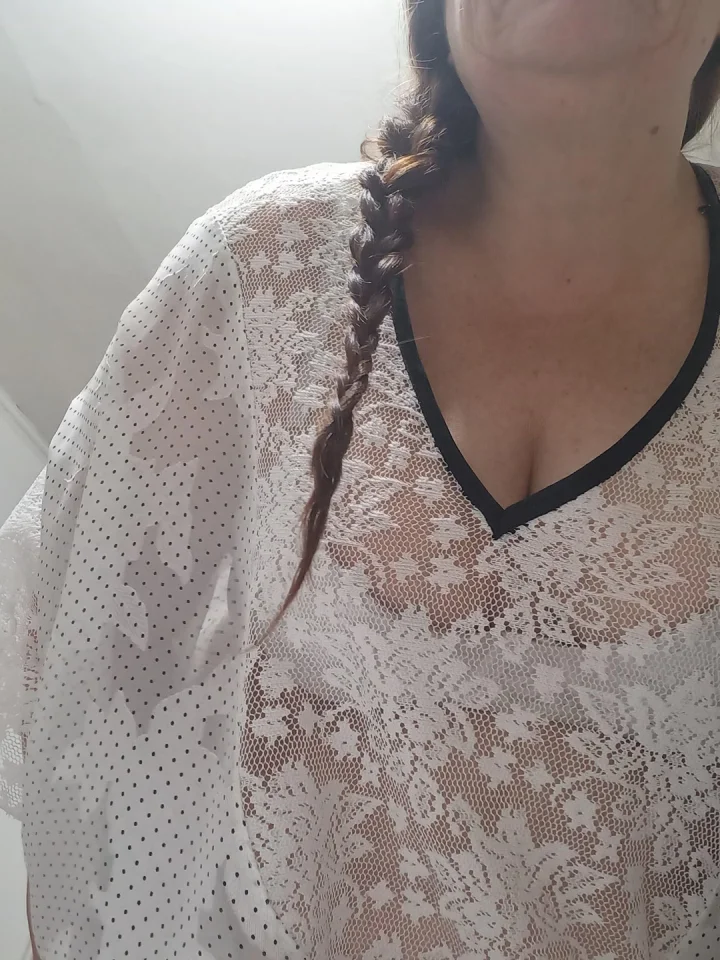 Maybe I shouldn't wear a bra here either