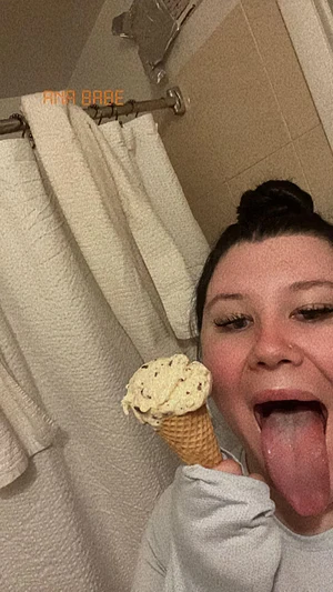 Me or the ice cream cone?