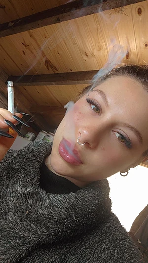 Just me teasing the smoke