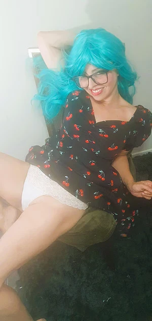 Just love my blue hair