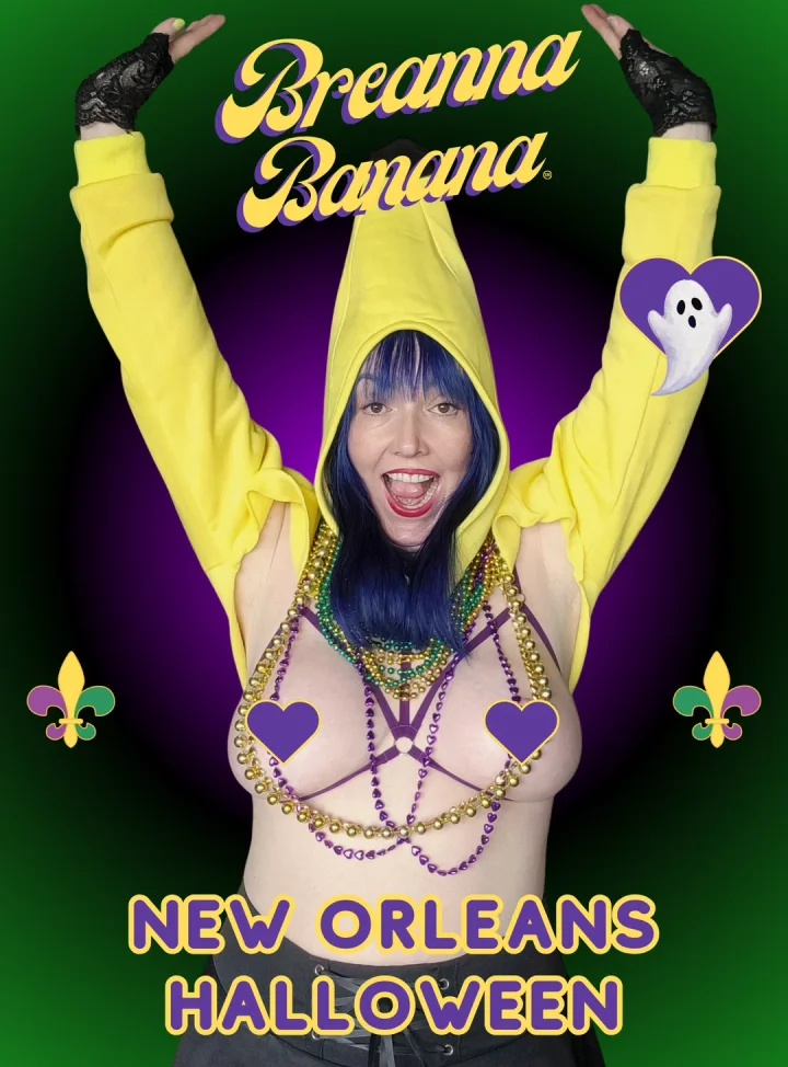 Blue Banana on Bourbon Street for Halloween. Cum along for the spicy adventures
