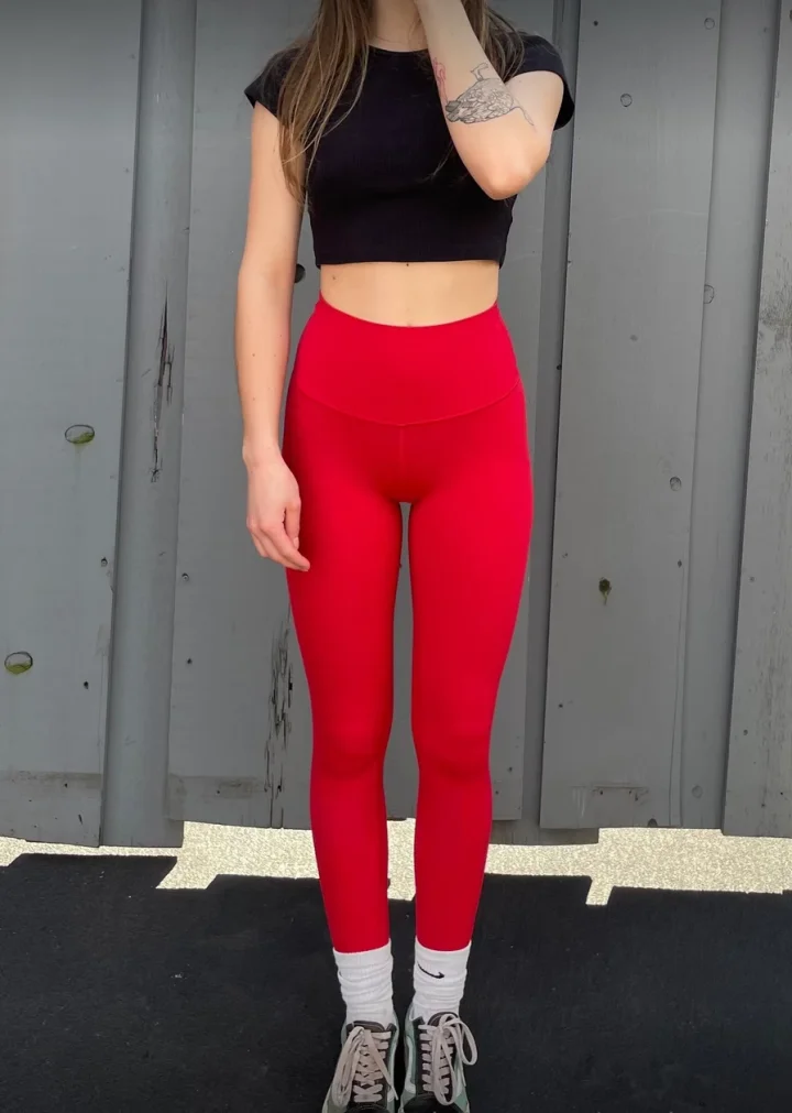 Rojo pantalones