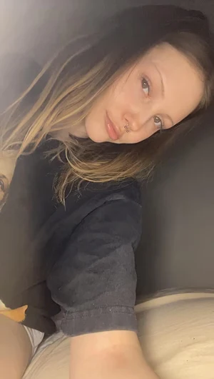 Just me, bare face, and a little glow ✨