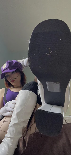 Would you let me squish you with my boots and scream wahhh??