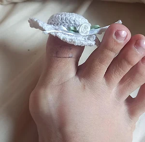 The cutest thing you will see today 👣🥰