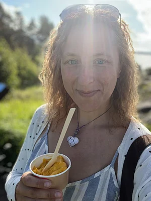 Thank God for vegan ice-cream. Oh, and join my OF 😉😘