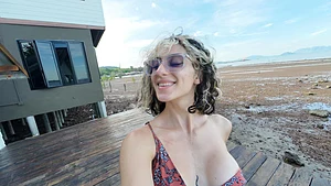 Just a little outdoor tease… want more? 😈