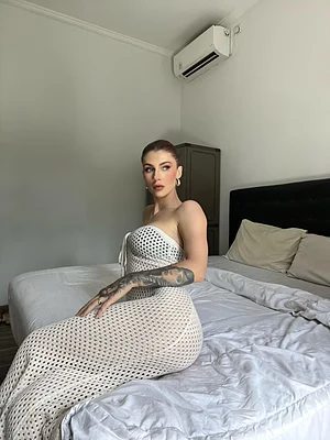 Tight dresses and tattoos